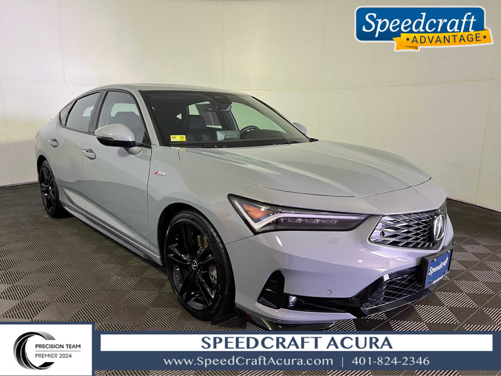 Urban Gray Pearl 2026 Acura Integra FWD with Technology and A-SPEC Package Sedan Front-Wheel Drive Continuously Variable Transmission