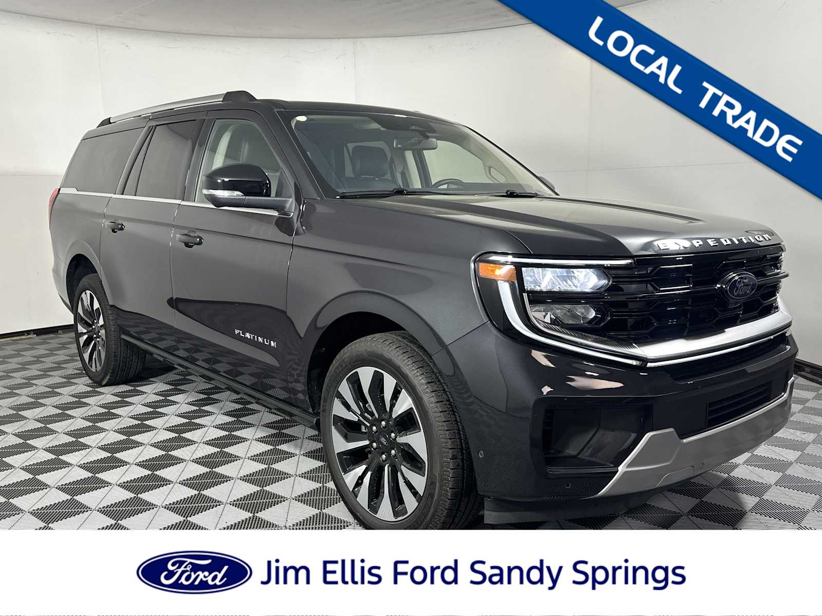 Dark Matter Gray Metallic 2025 Ford Expedition MAX Platinum 4WD SUV / Crossover Four-Wheel Drive Automatic