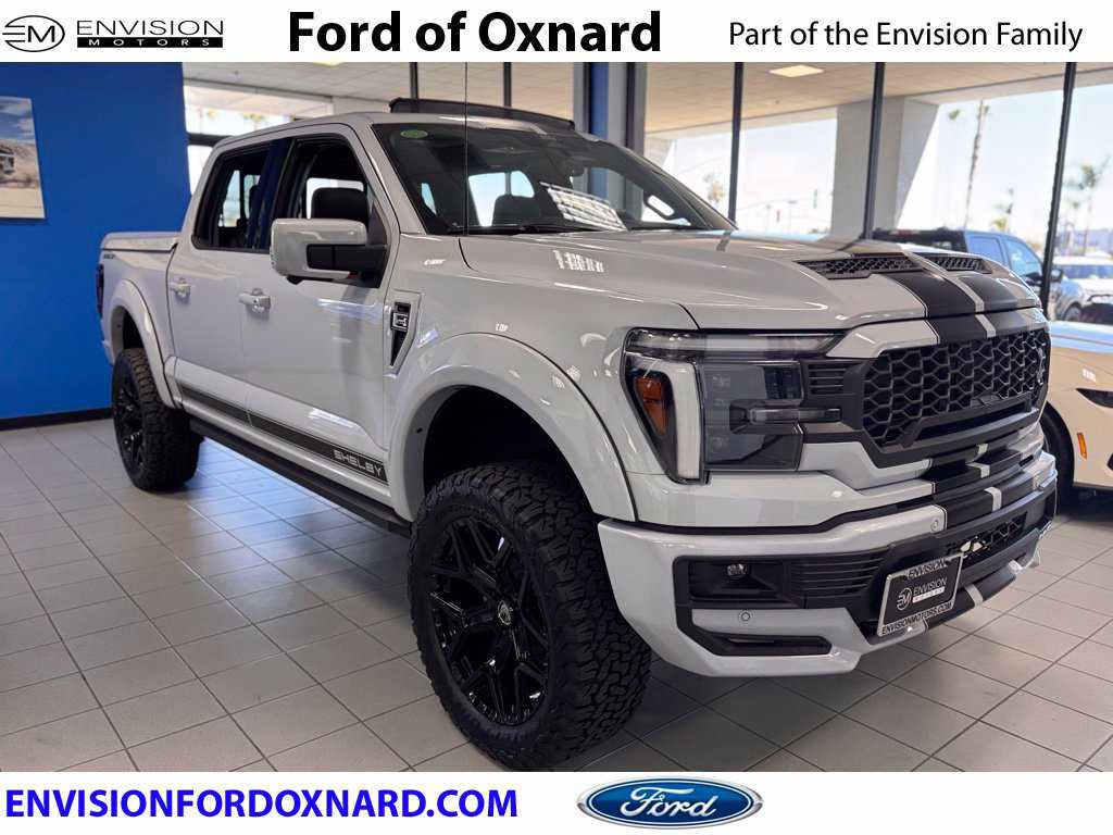 Space White Metallic 2025 Ford F-150 Pickup Truck Four-Wheel Drive Automatic
