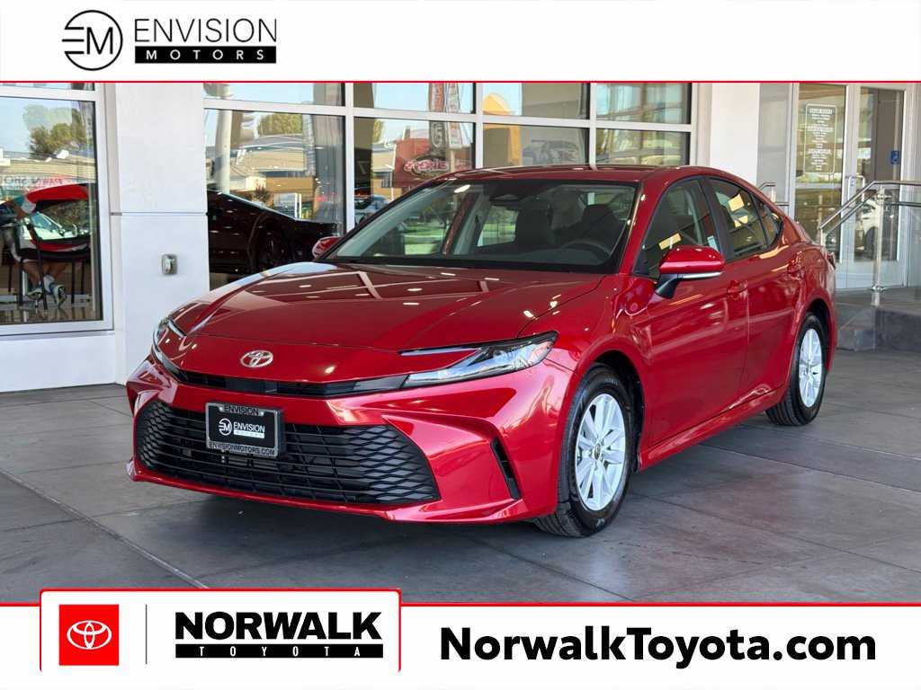 Supersonic Red 2026 Toyota Camry Sedan Front-Wheel Drive Continuously Variable Transmission