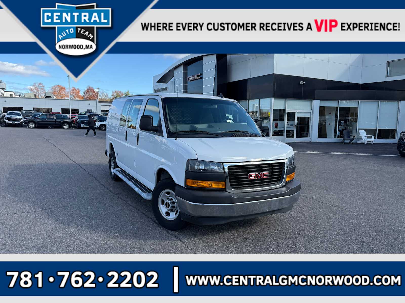 Summit White 2025 GMC Savana Cargo Van Rear-Wheel Drive 8-Speed Automatic