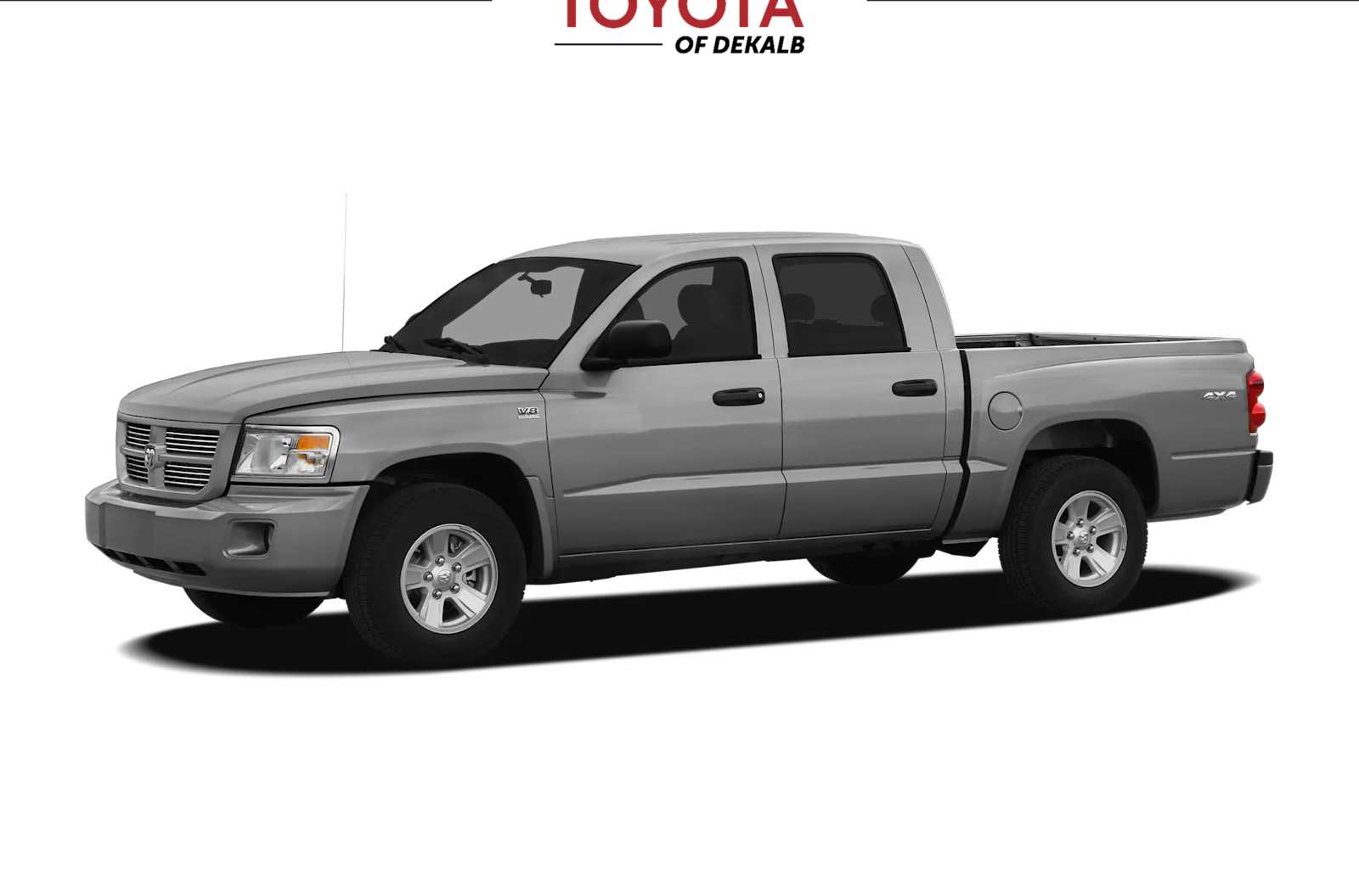 Bright White 2010 Dodge Dakota Pickup Truck Four-Wheel Drive 5-Speed Automatic