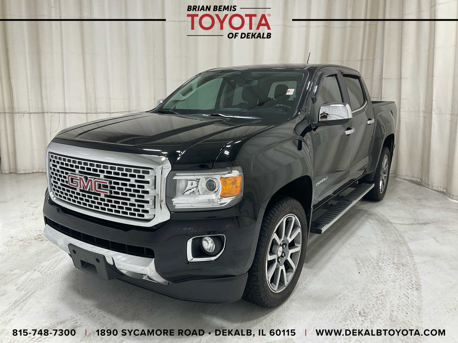 Onyx Black 2018 GMC Canyon Pickup Truck Four-Wheel Drive 8-Speed Automatic