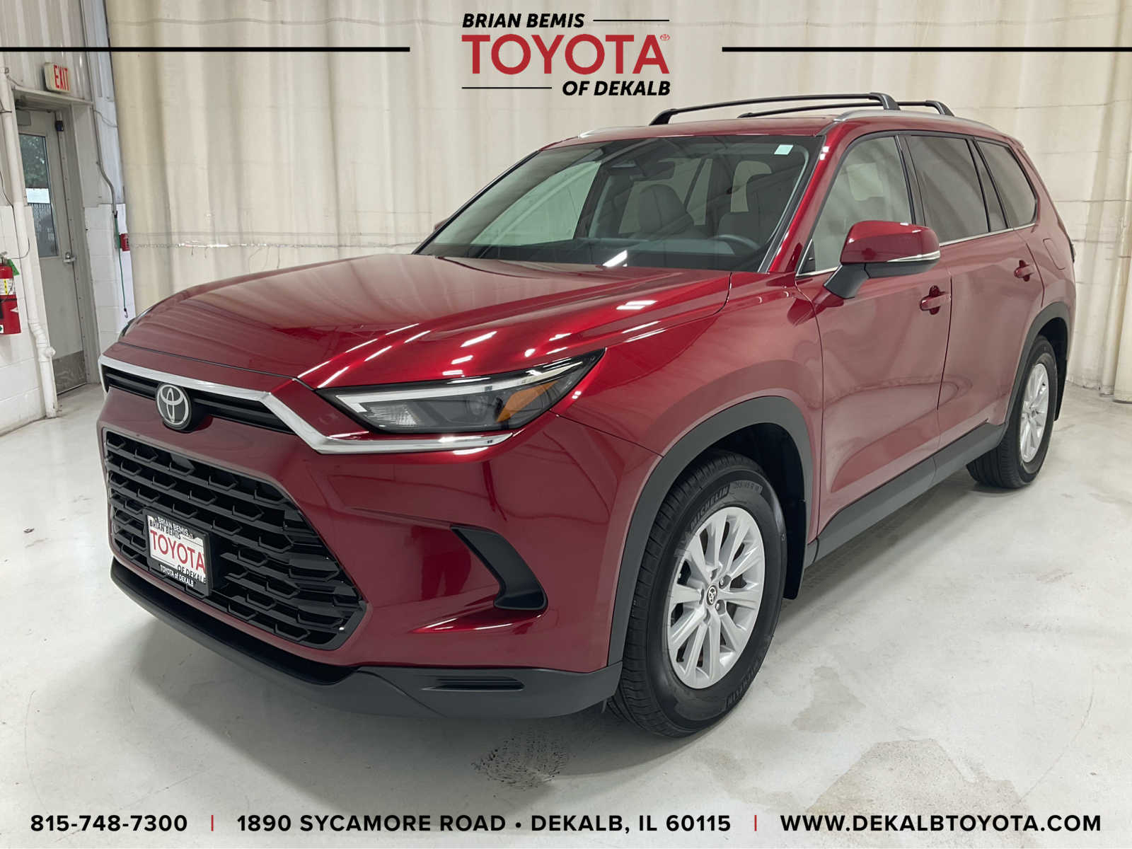 Red (Ruby Flare Pearl) 2026 Toyota Grand Highlander Hybrid SUV / Crossover All-Wheel Drive Continuously Variable Transmission