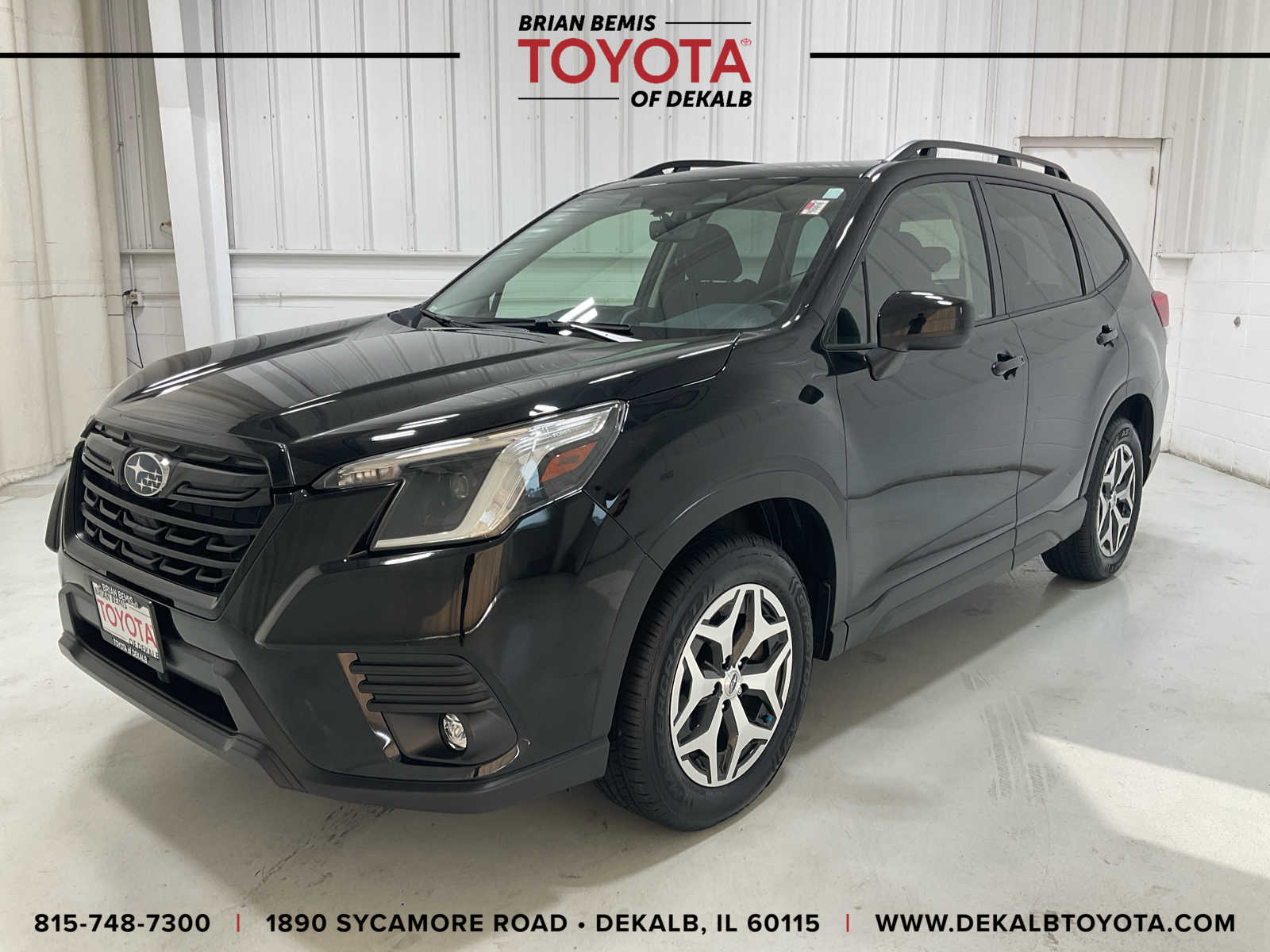 Crystal Black Silica 2024 Subaru Forester SUV / Crossover All-Wheel Drive Continuously Variable Transmission