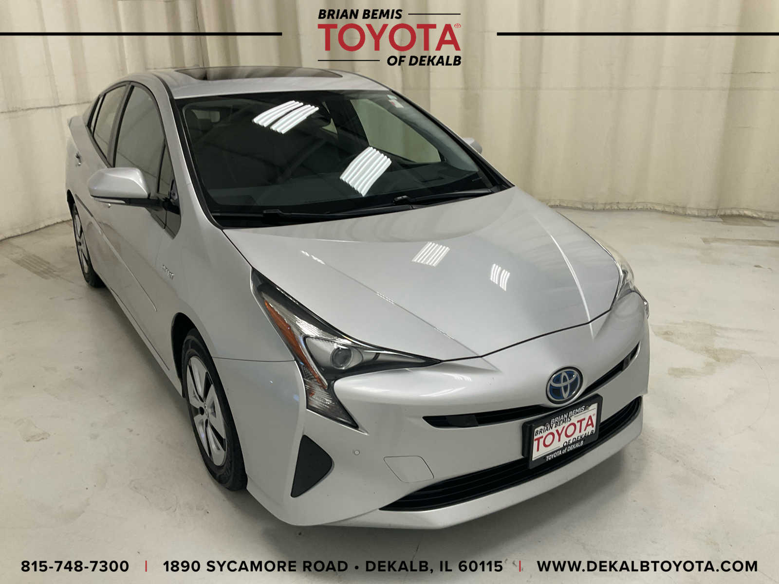 Classic Silver Metallic 2018 Toyota Prius Four FWD Hatchback Front-Wheel Drive Continuously Variable Transmission