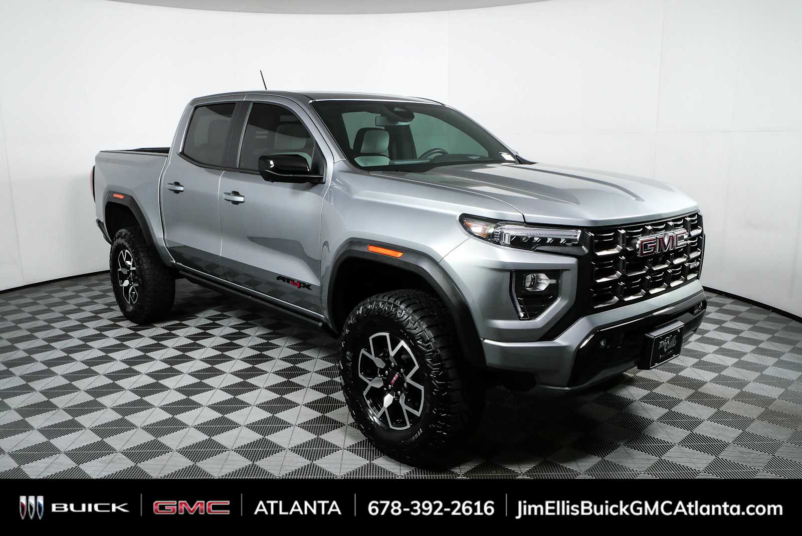 Sterling Metallic 2024 GMC Canyon AT4X Crew Cab 4WD Pickup Truck Four-Wheel Drive 8-Speed Automatic