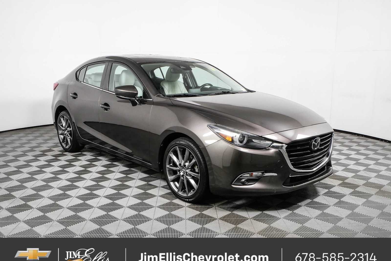 Titanium Flash Mica 2018 Mazda MAZDA3 Grand Touring Sedan Front-Wheel Drive Automatic