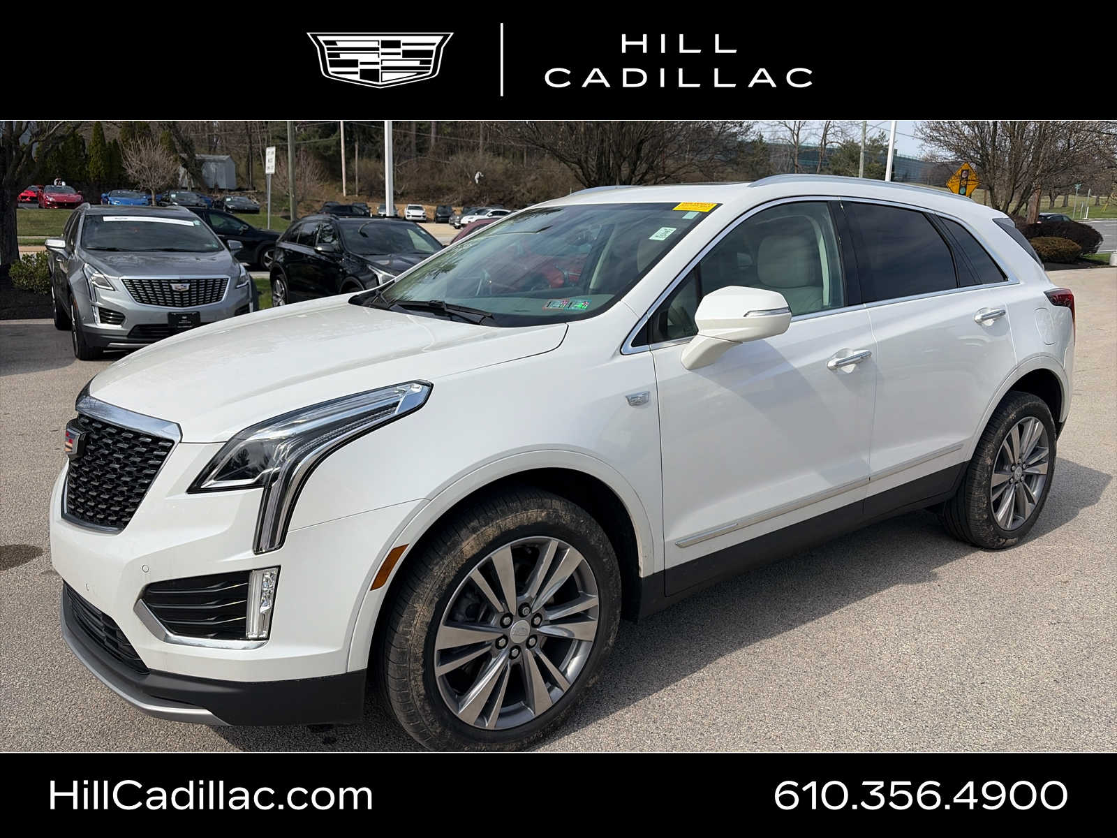 Crystal White Tricoat 2024 Cadillac XT5 Premium Luxury AWD SUV / Crossover Four-Wheel Drive 9-Speed Automatic