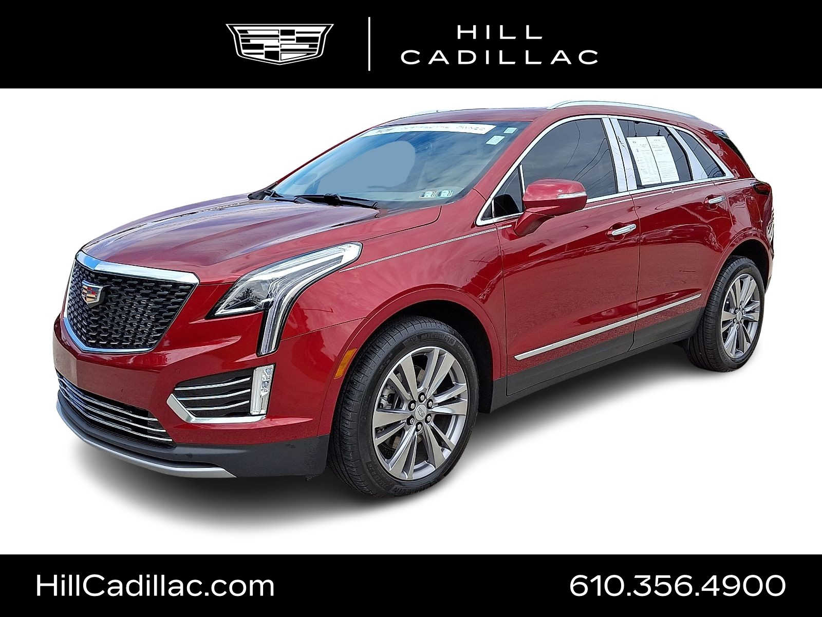 Radiant Red Tintcoat 2025 Cadillac XT5 SUV / Crossover Four-Wheel Drive 9-Speed Automatic