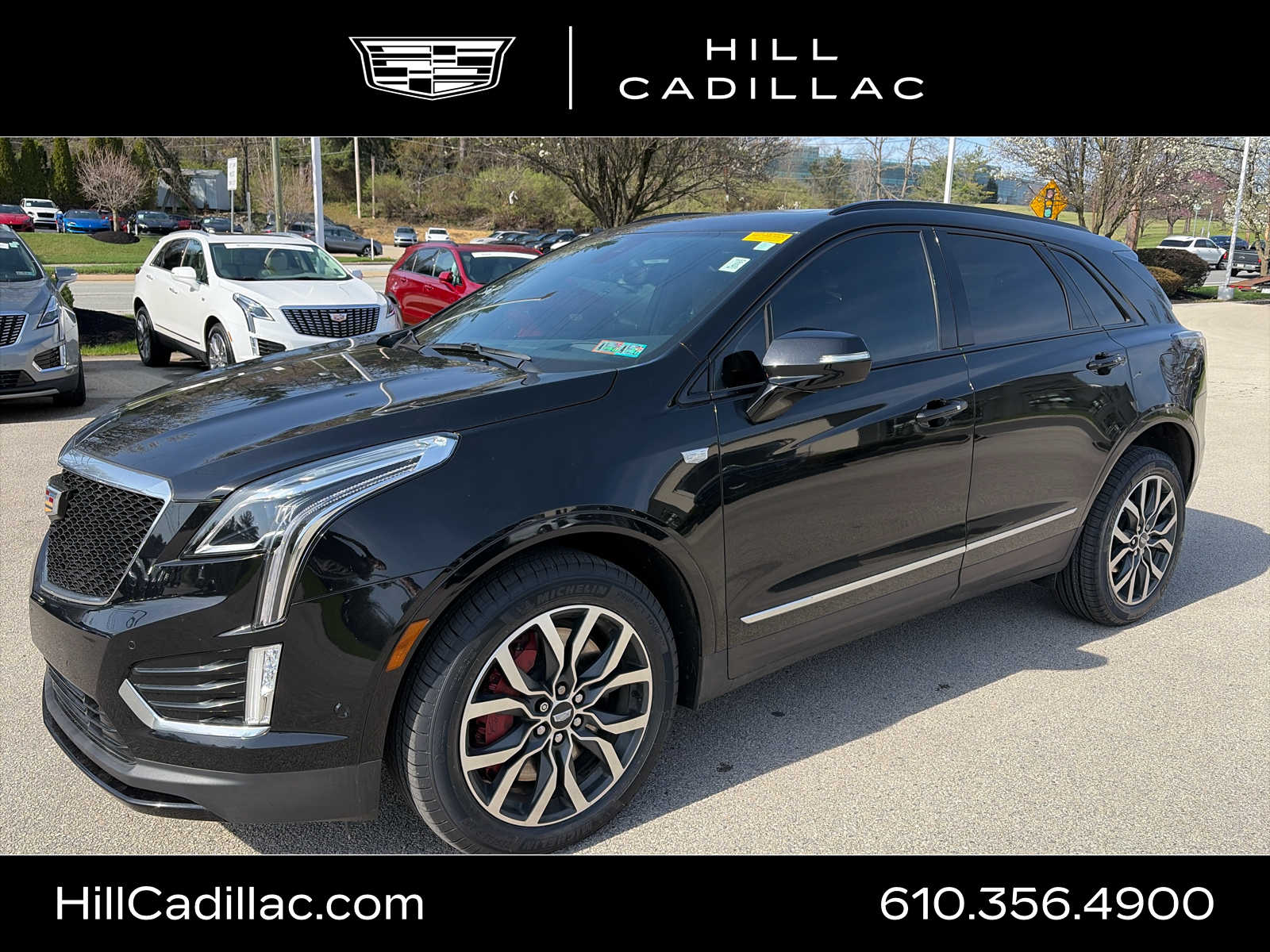 Stellar Black Metallic 2023 Cadillac XT5 Sport AWD SUV / Crossover Four-Wheel Drive 9-Speed Automatic