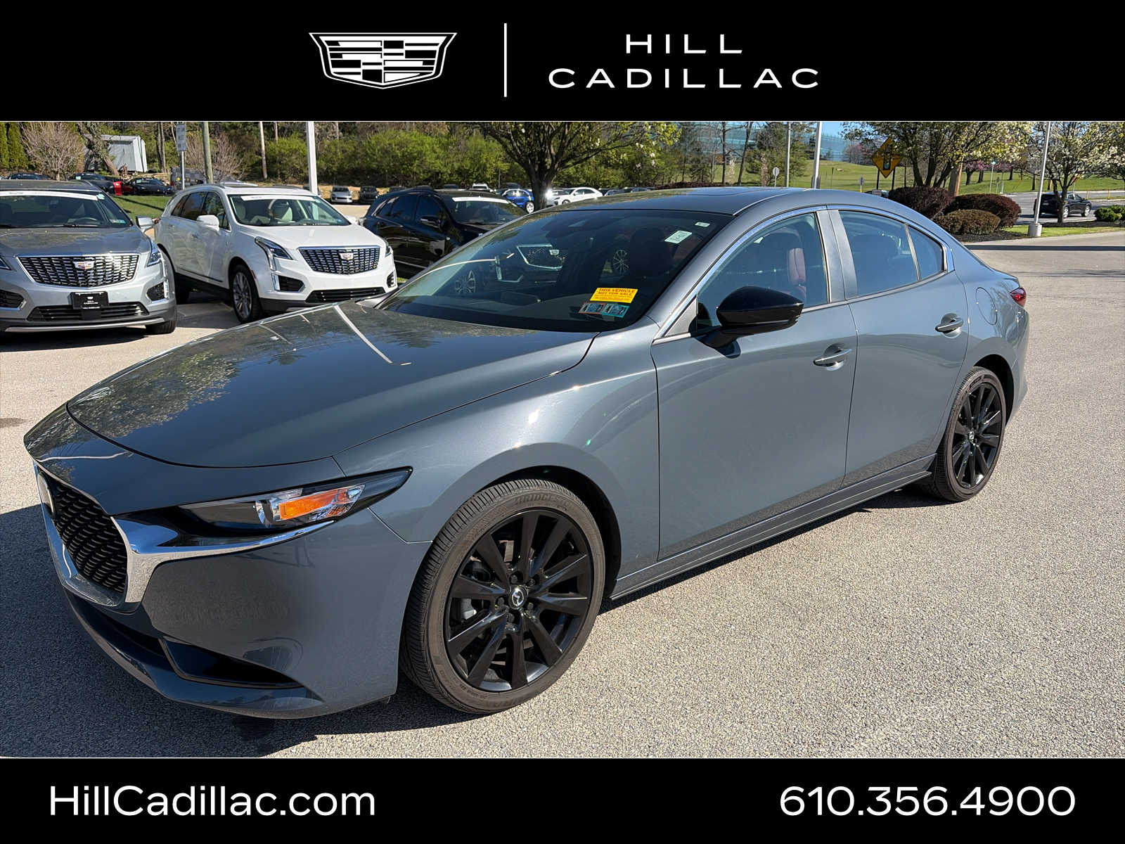 Polymetal Gray Metallic 2023 Mazda MAZDA3 2.5 S Carbon Edition Sedan FWD Sedan Front-Wheel Drive 6-Speed Automatic