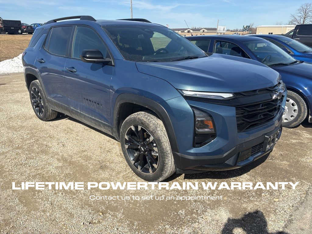 Lakeshore Blue Metallic 2025 Chevrolet Equinox RS FWD SUV / Crossover Front-Wheel Drive Continuously Variable Transmission