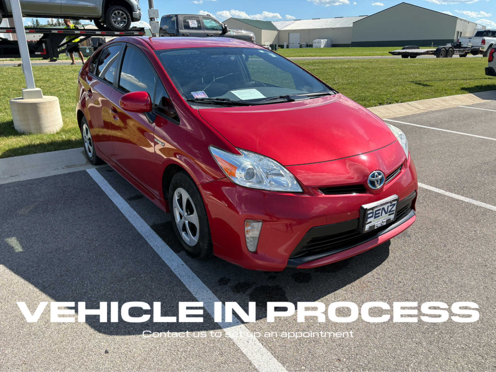 Barcelona Red Metallic 2015 Toyota Prius Five Hatchback Front-Wheel Drive Continuously Variable Transmission