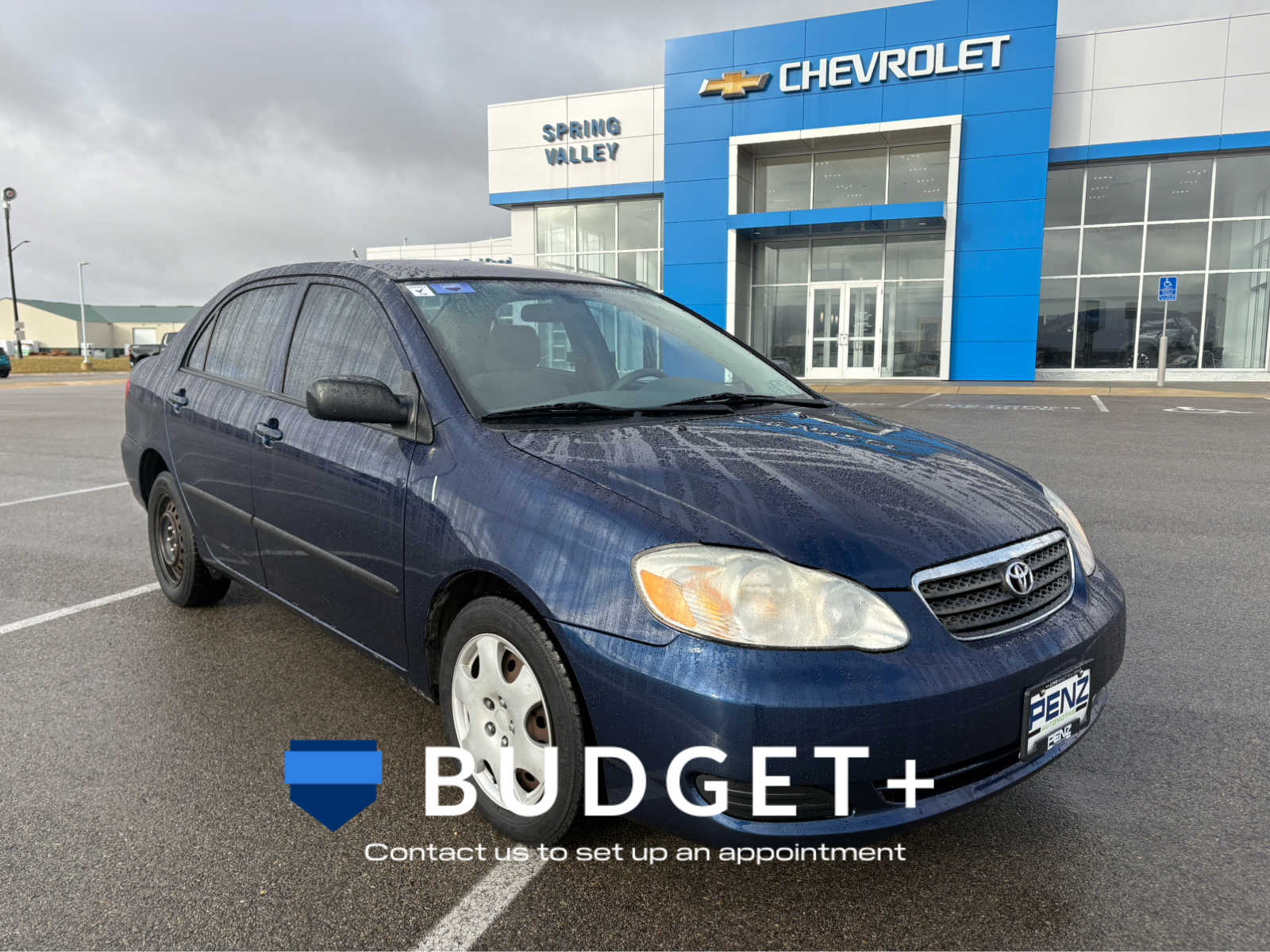Blue (Indigo Ink Pearl) 2007 Toyota Corolla CE Sedan Front-Wheel Drive 4-Speed Automatic