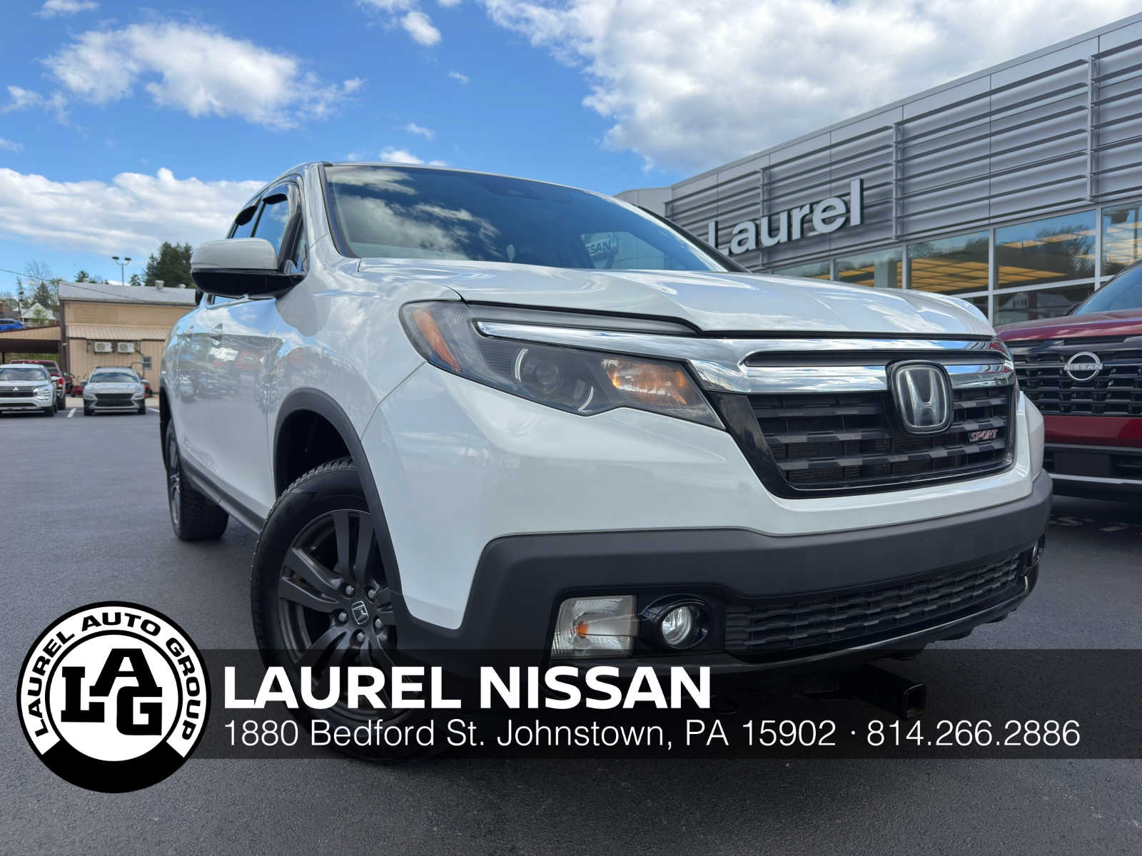 Platinum White Pearl 2020 Honda Ridgeline Sport AWD Pickup Truck All-Wheel Drive 6-Speed Automatic