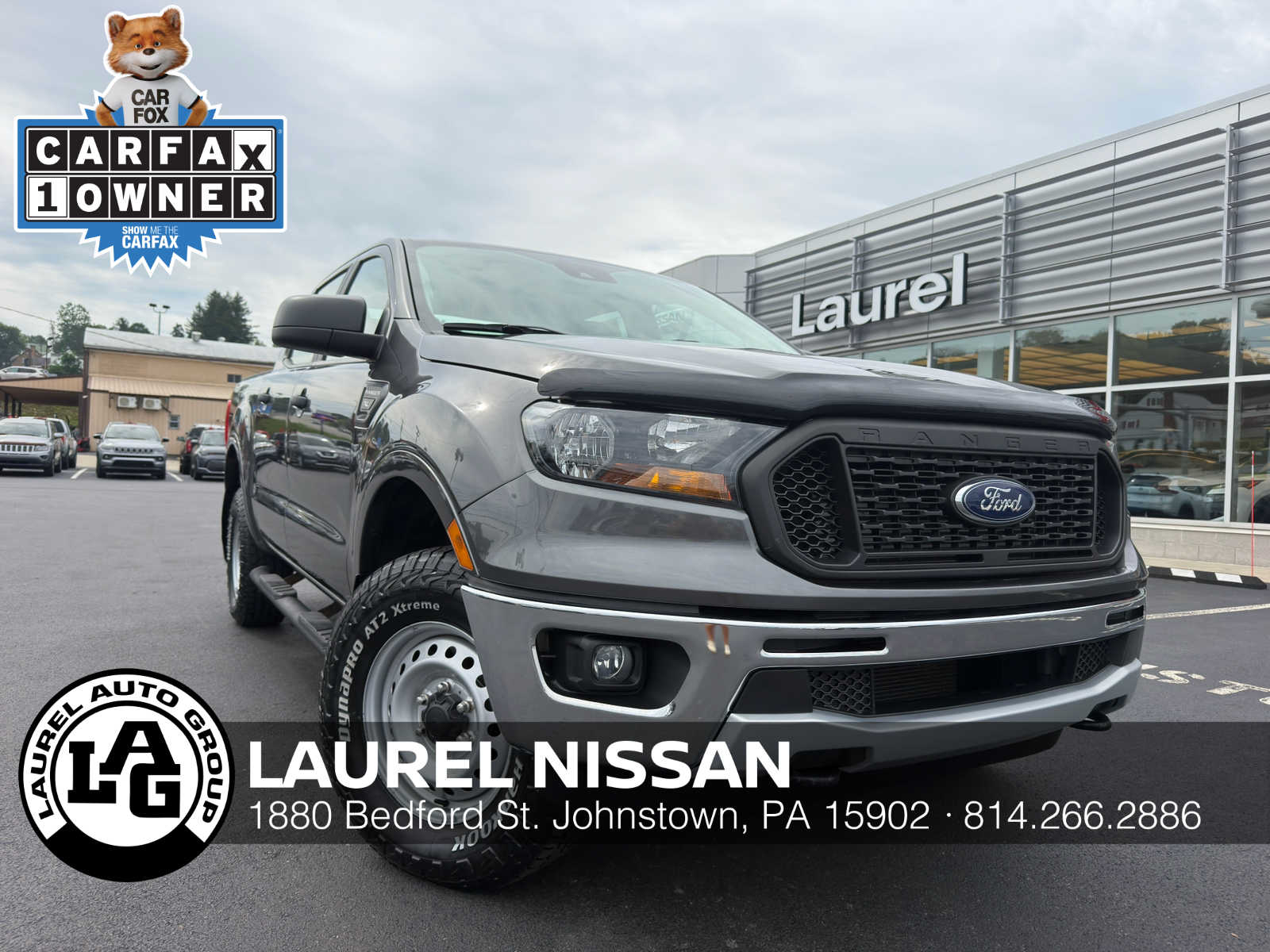 Gray (Magnetic Metallic) 2019 Ford Ranger Pickup Truck Four-Wheel Drive Automatic