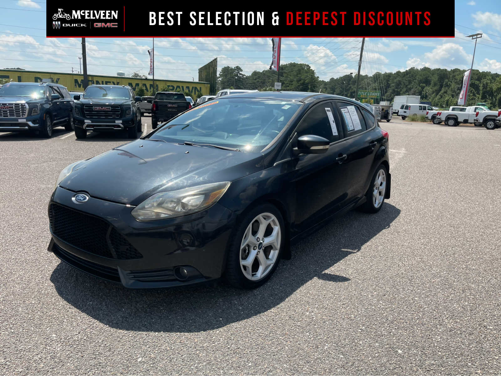 Tuxedo Black Metallic 2014 Ford Focus Hatchback Front-Wheel Drive 6-Speed Manual