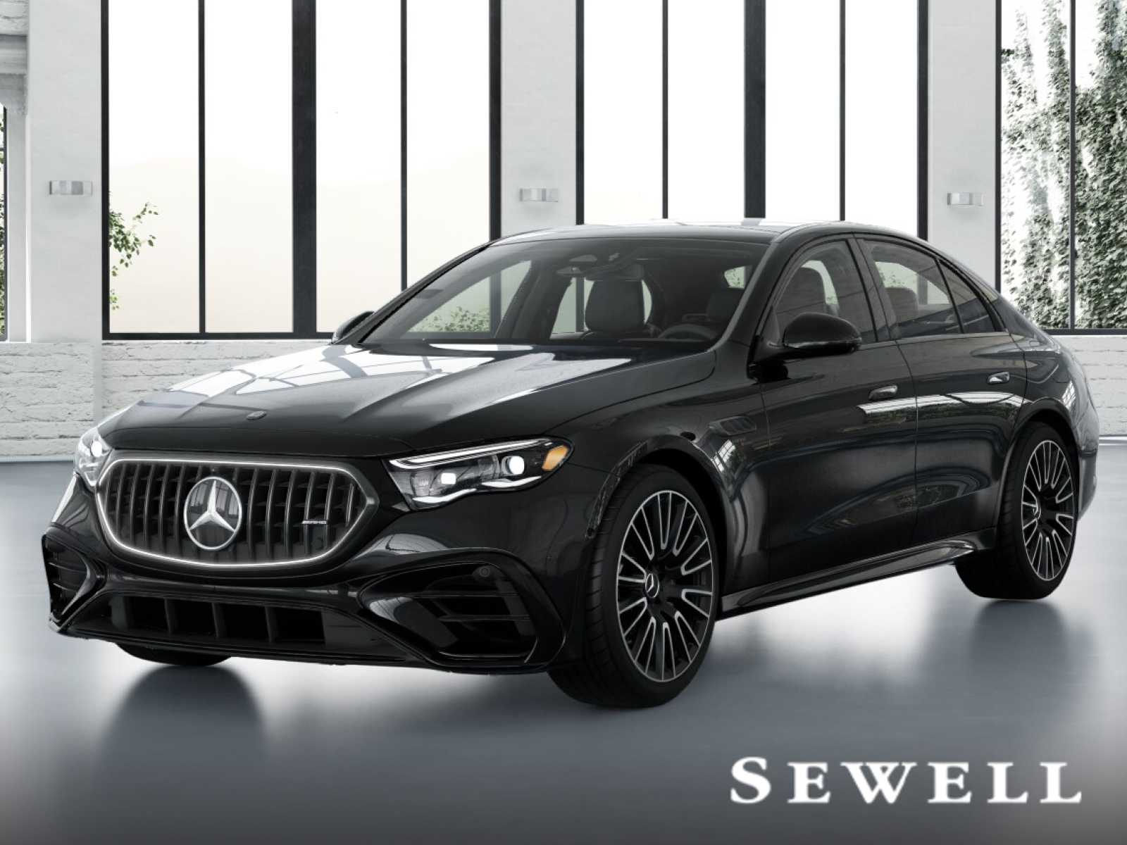 Obsidian Black Metallic 2026 Mercedes-Benz E-Class Sedan All-Wheel Drive 9-Speed Automatic