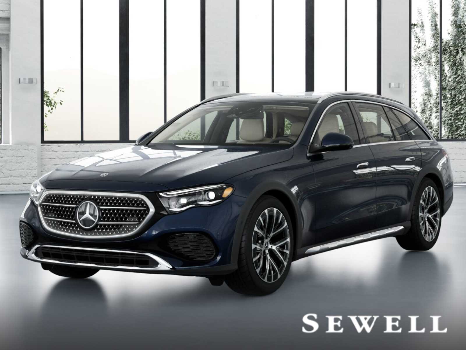 Nautical Blue Metallic 2026 Mercedes-Benz E-Class All-Terrain Wagon All-Wheel Drive 9-Speed Automatic
