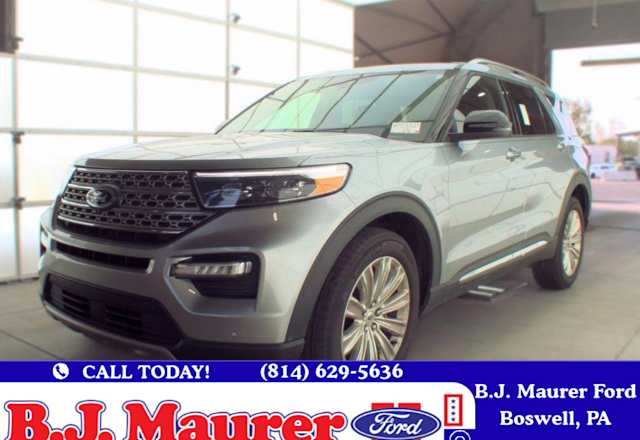 Iconic Silver Metallic 2024 Ford Explorer SUV / Crossover All-Wheel Drive Automatic