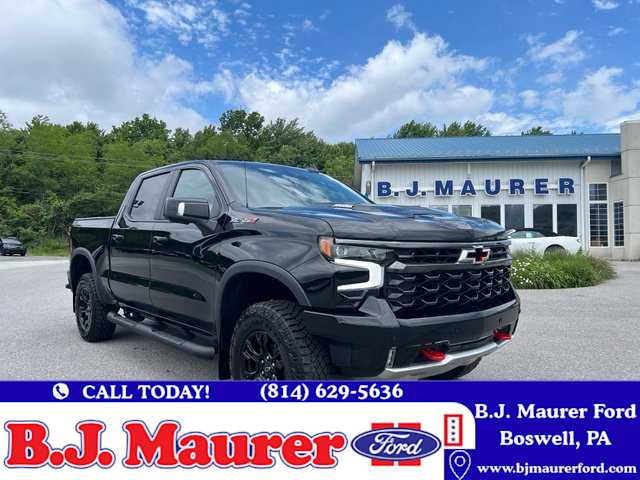 Black 2026 Chevrolet Silverado 1500 Pickup Truck Four-Wheel Drive Automatic