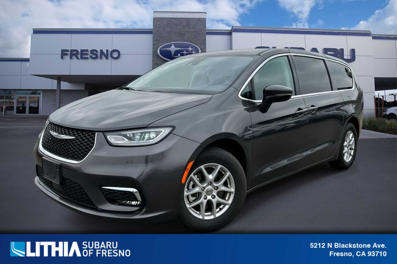 Gray (Granite Crystal Metallic Clearcoat) 2023 Chrysler Pacifica Touring L FWD Minivan Front-Wheel Drive 9-Speed Automatic