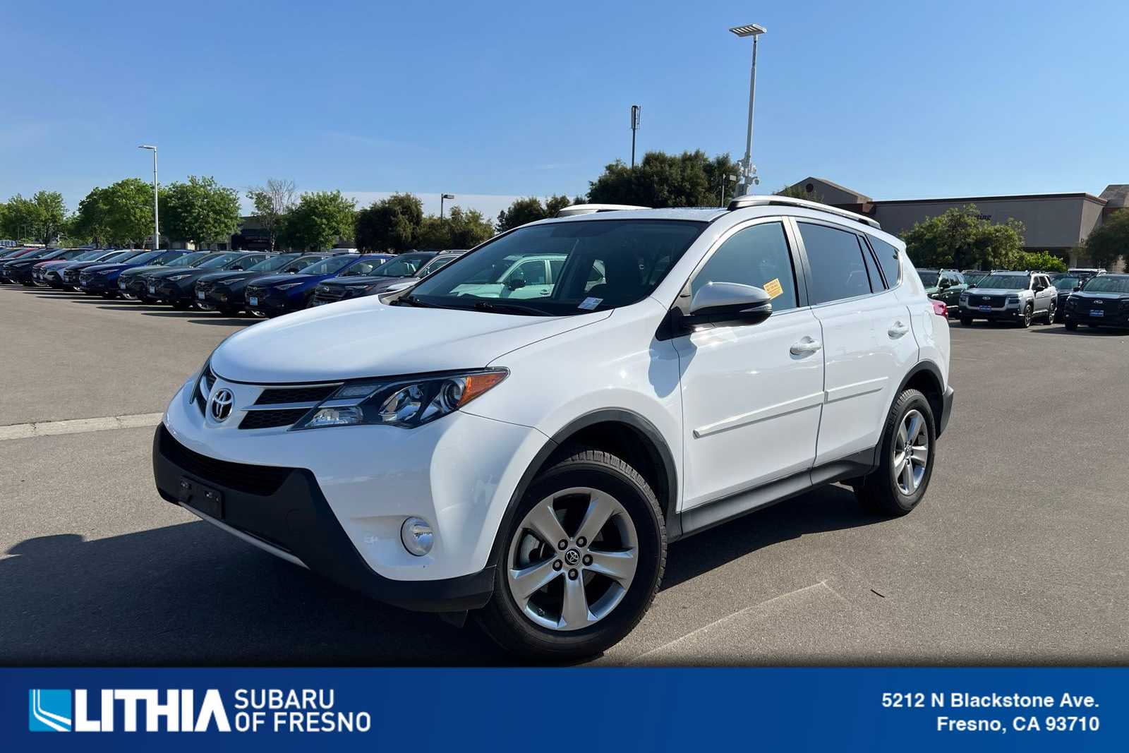 Super White 2015 Toyota RAV4 XLE SUV / Crossover Front-Wheel Drive 6-Speed Automatic