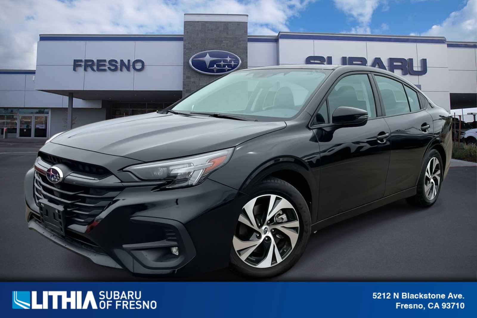 Crystal Black Silica 2025 Subaru Legacy Premium AWD Sedan All-Wheel Drive Continuously Variable Transmission