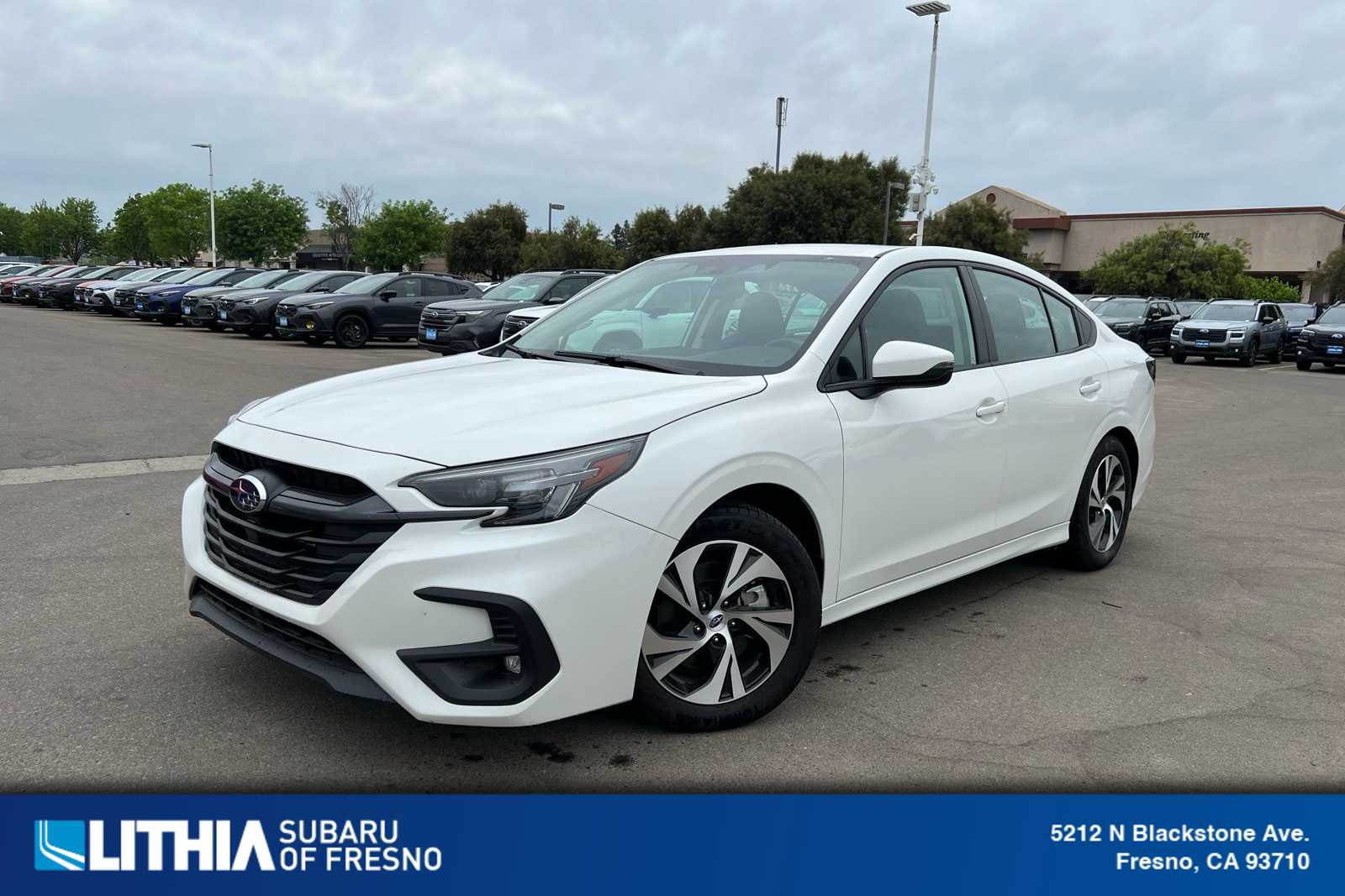 Crystal White Pearl 2025 Subaru Legacy Premium AWD Sedan All-Wheel Drive Continuously Variable Transmission