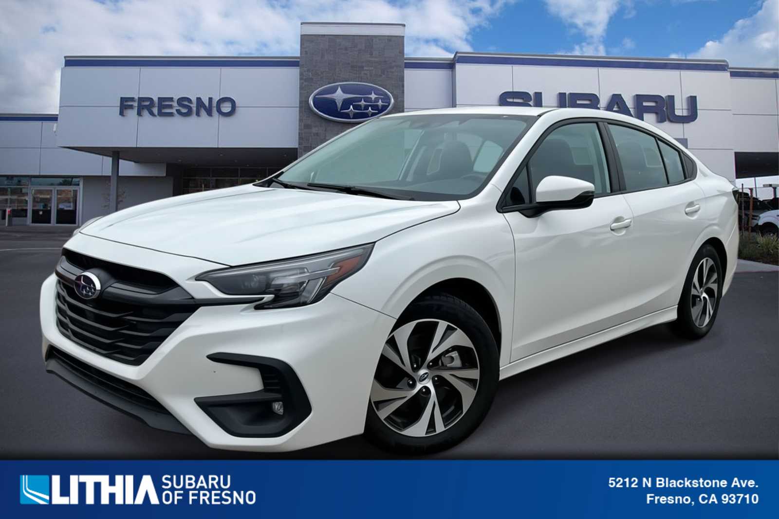 Crystal White Pearl 2025 Subaru Legacy Premium AWD Sedan All-Wheel Drive Continuously Variable Transmission