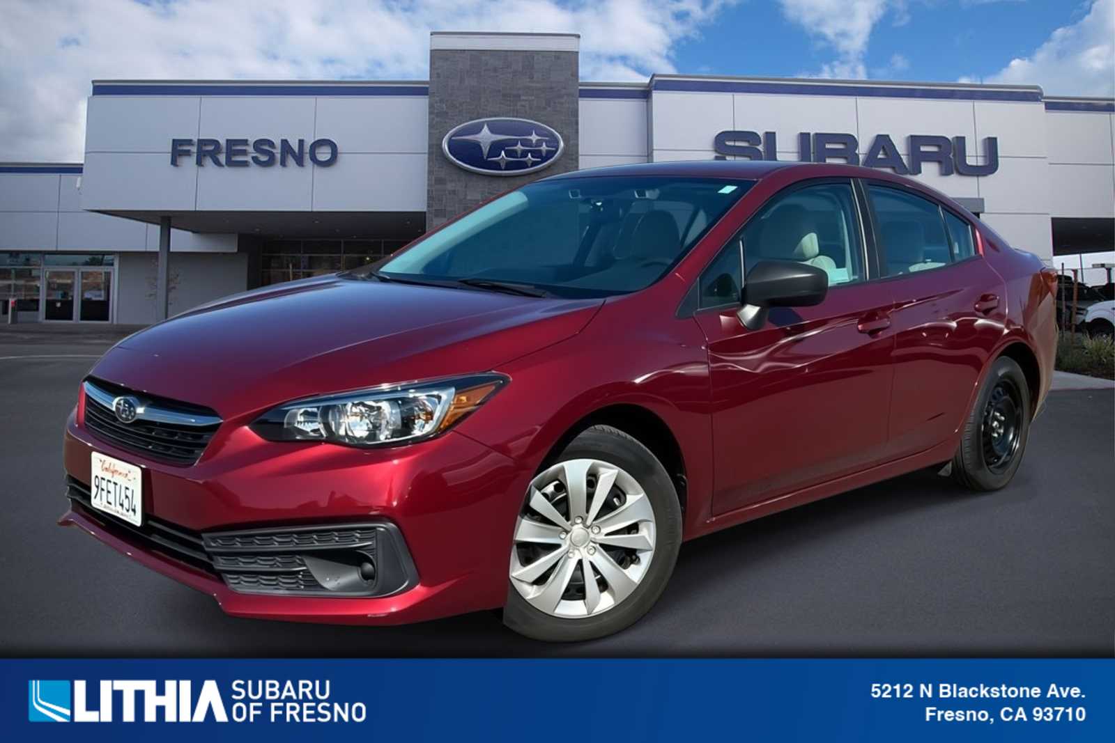 Crimson Red Pearl 2023 Subaru Impreza Sedan AWD Sedan All-Wheel Drive Continuously Variable Transmission