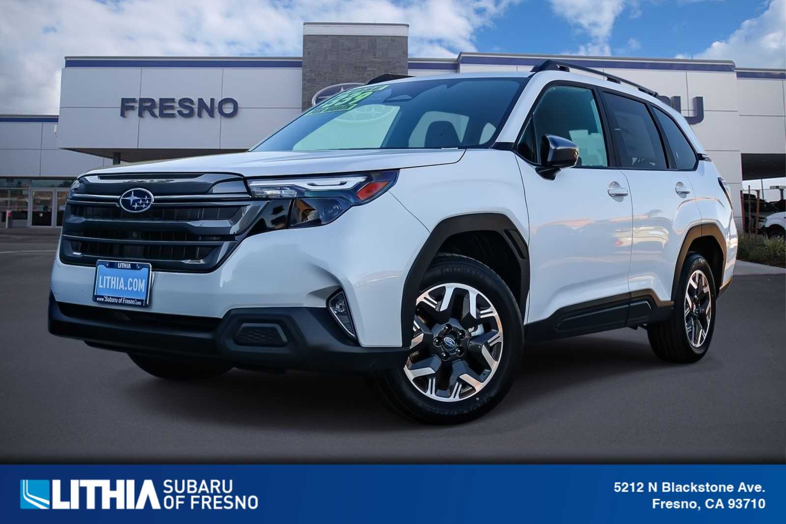 Crystal White Pearl 2026 Subaru Forester Crossover AWD SUV / Crossover All-Wheel Drive Continuously Variable Transmission