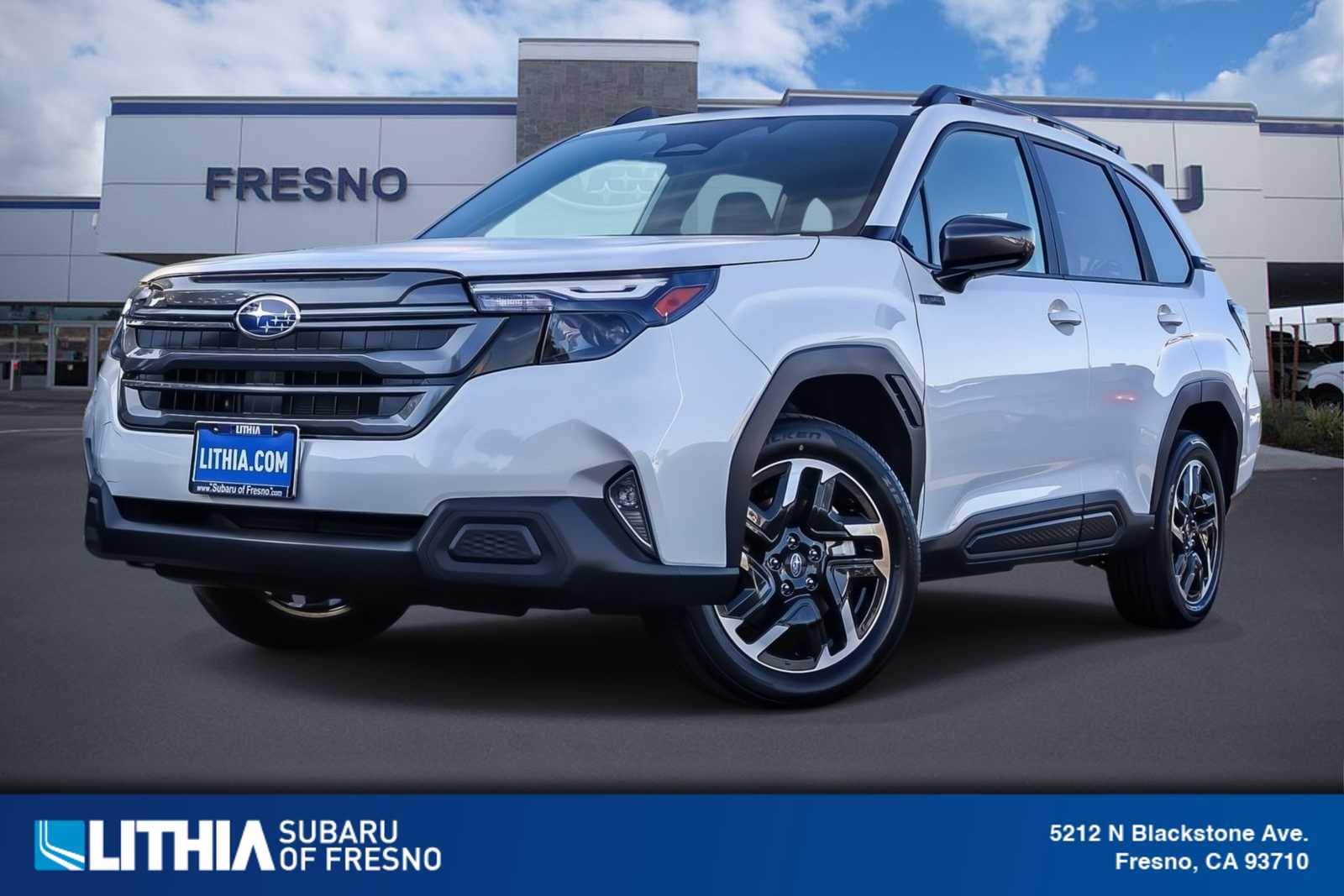 Crystal White Pearl 2026 Subaru Forester Hybrid SUV / Crossover All-Wheel Drive Continuously Variable Transmission