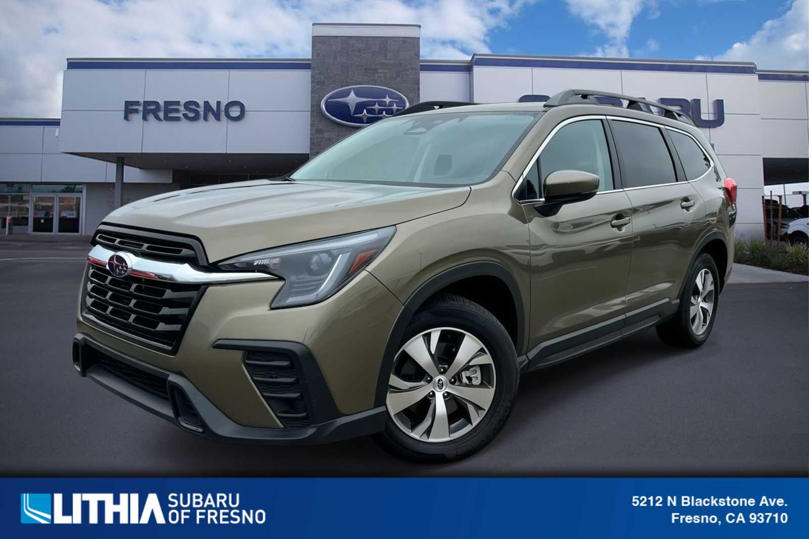 Autumn Green Metallic 2025 Subaru Ascent Premium 8-Passenger AWD SUV / Crossover All-Wheel Drive Continuously Variable Transmission