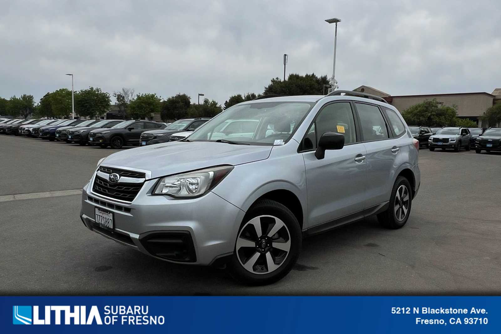 Ice Silver Metallic 2018 Subaru Forester 2.5i SUV / Crossover All-Wheel Drive Continuously Variable Transmission