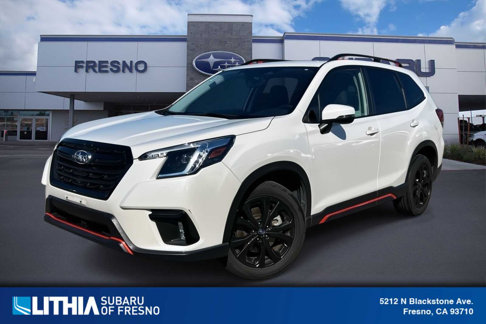 Crystal White Pearl 2023 Subaru Forester Sport Crossover AWD SUV / Crossover All-Wheel Drive Continuously Variable Transmission