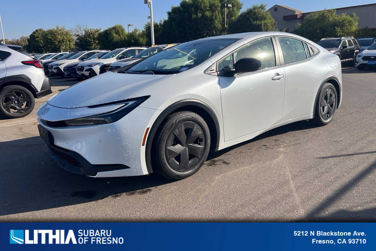 White (Wind Chill Pearl) 2025 Toyota Prius Hatchback Front-Wheel Drive Continuously Variable Transmission