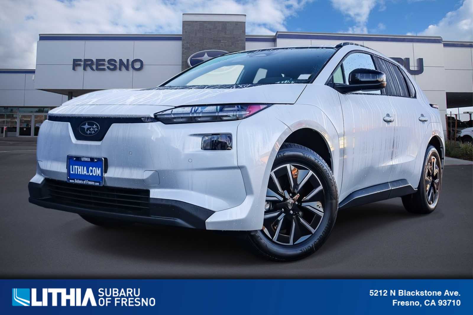 Cosmic White Pearl 2026 Subaru Solterra Premium AWD SUV / Crossover All-Wheel Drive 1-Speed Automatic