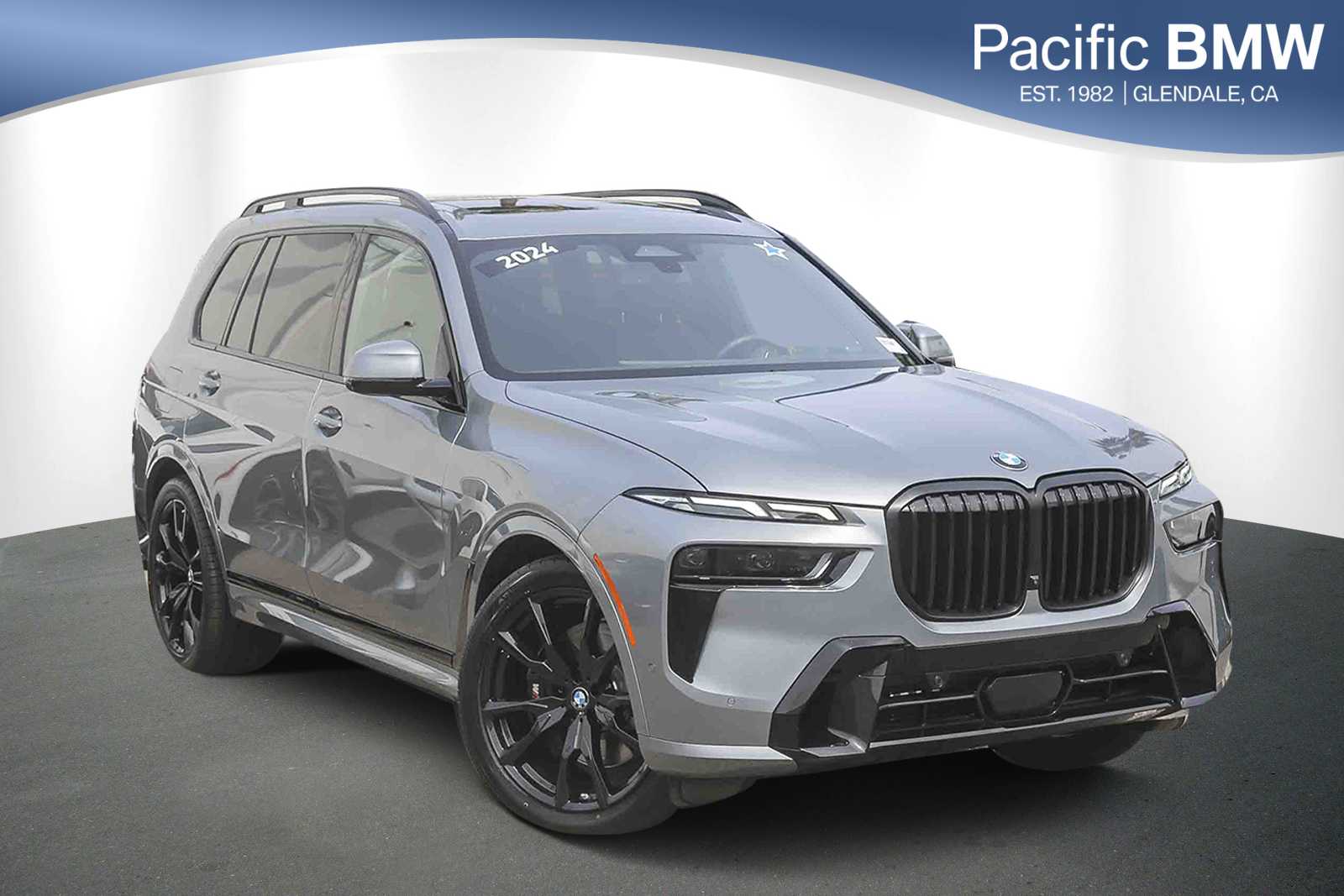 Gray (Skyscraper Grey Metallic) 2024 BMW X7 xDrive40i AWD SUV / Crossover All-Wheel Drive 8-Speed Automatic