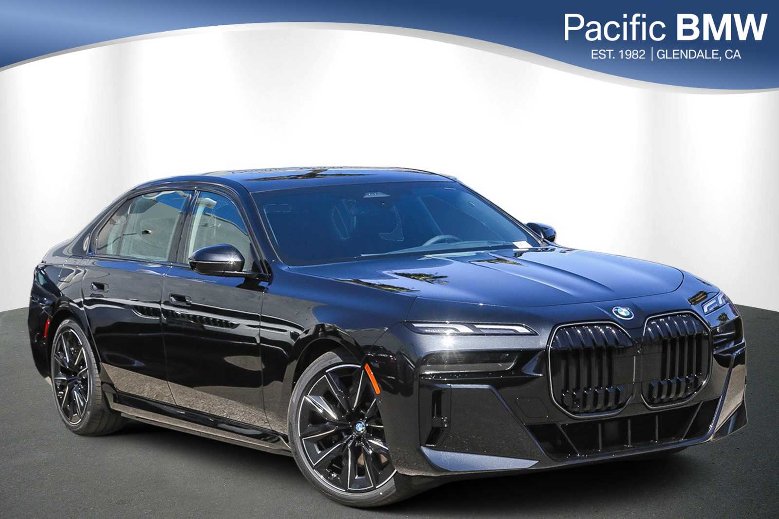 Black Sapphire Metallic 2025 BMW i7 xDrive60 Sedan All-Wheel Drive 1-Speed Automatic