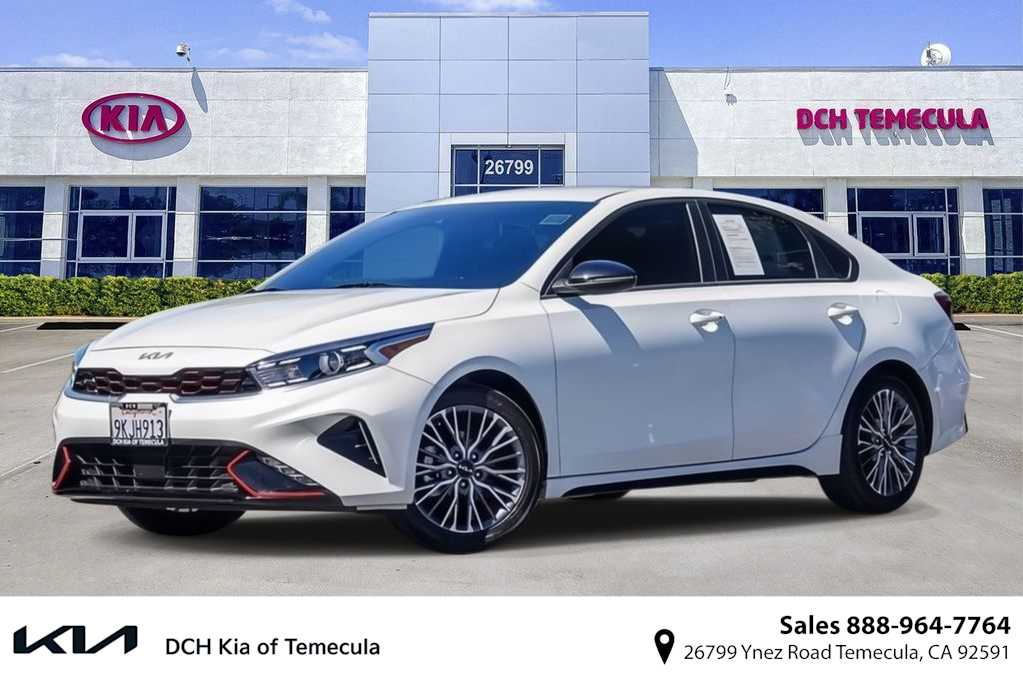 Snow White Pearl 2024 Kia Forte GT-Line FWD Sedan Front-Wheel Drive Continuously Variable Transmission