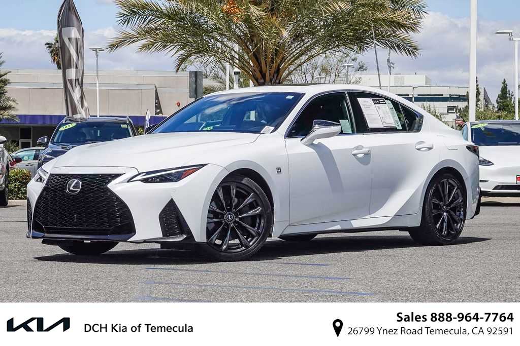 Ultra White 2024 Lexus IS 350 F Sport RWD Sedan Rear-Wheel Drive 8-Speed Automatic