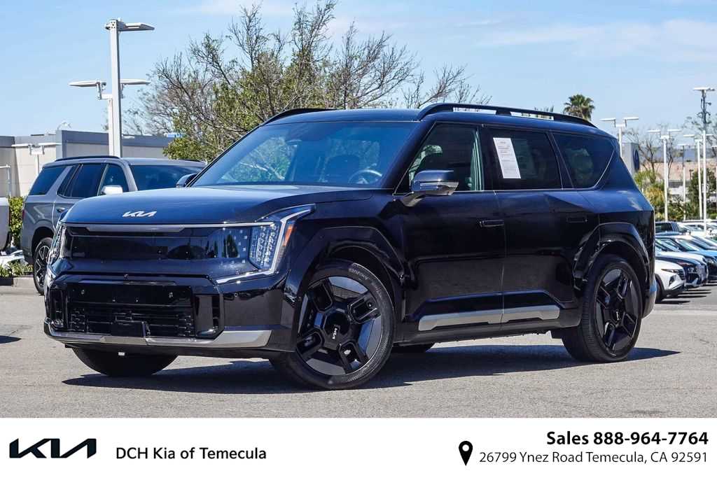 Aurora Black Pearl 2024 Kia EV9 GT-Line AWD SUV / Crossover All-Wheel Drive 1-Speed Automatic