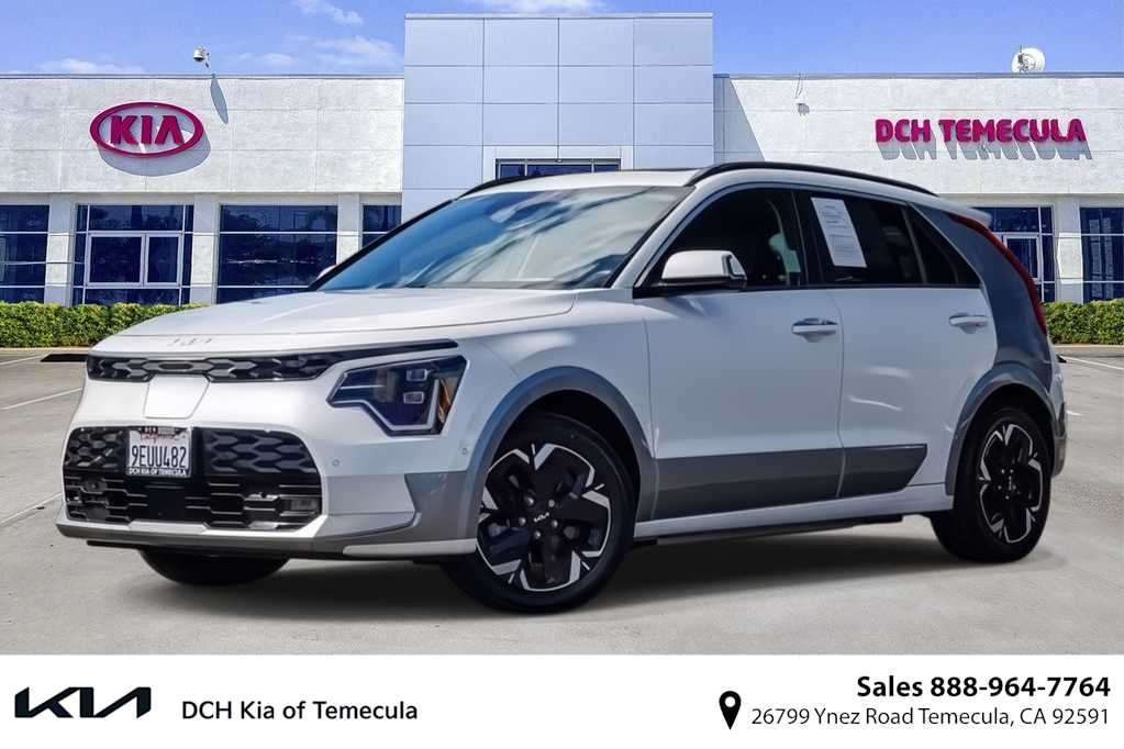 Snow White Pearl 2023 Kia Niro EV Wave FWD SUV / Crossover Front-Wheel Drive 1-Speed Automatic