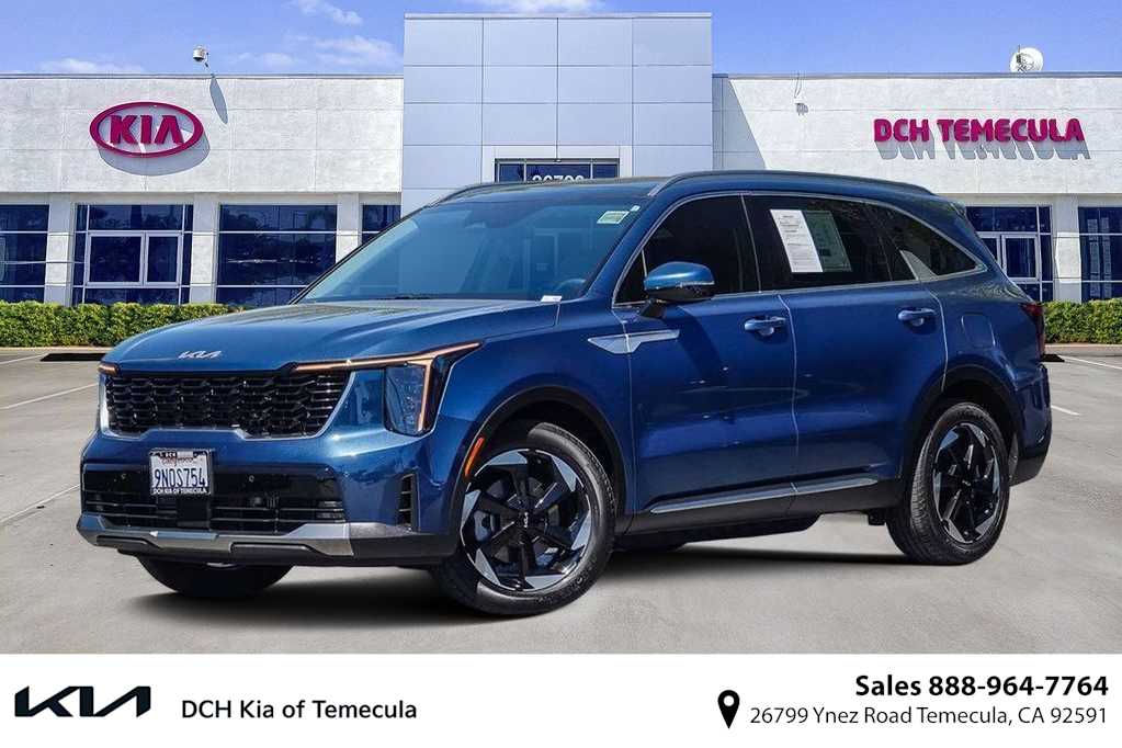 Mineral Blue 2025 Kia Sorento Plug-In Hybrid EX AWD SUV / Crossover All-Wheel Drive 6-Speed Automatic