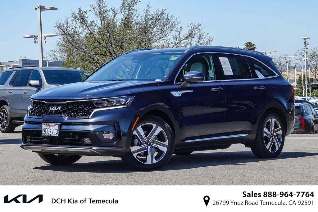 Gravity Blue 2023 Kia Sorento Plug-In Hybrid SX Prestige AWD SUV / Crossover All-Wheel Drive 6-Speed Automatic
