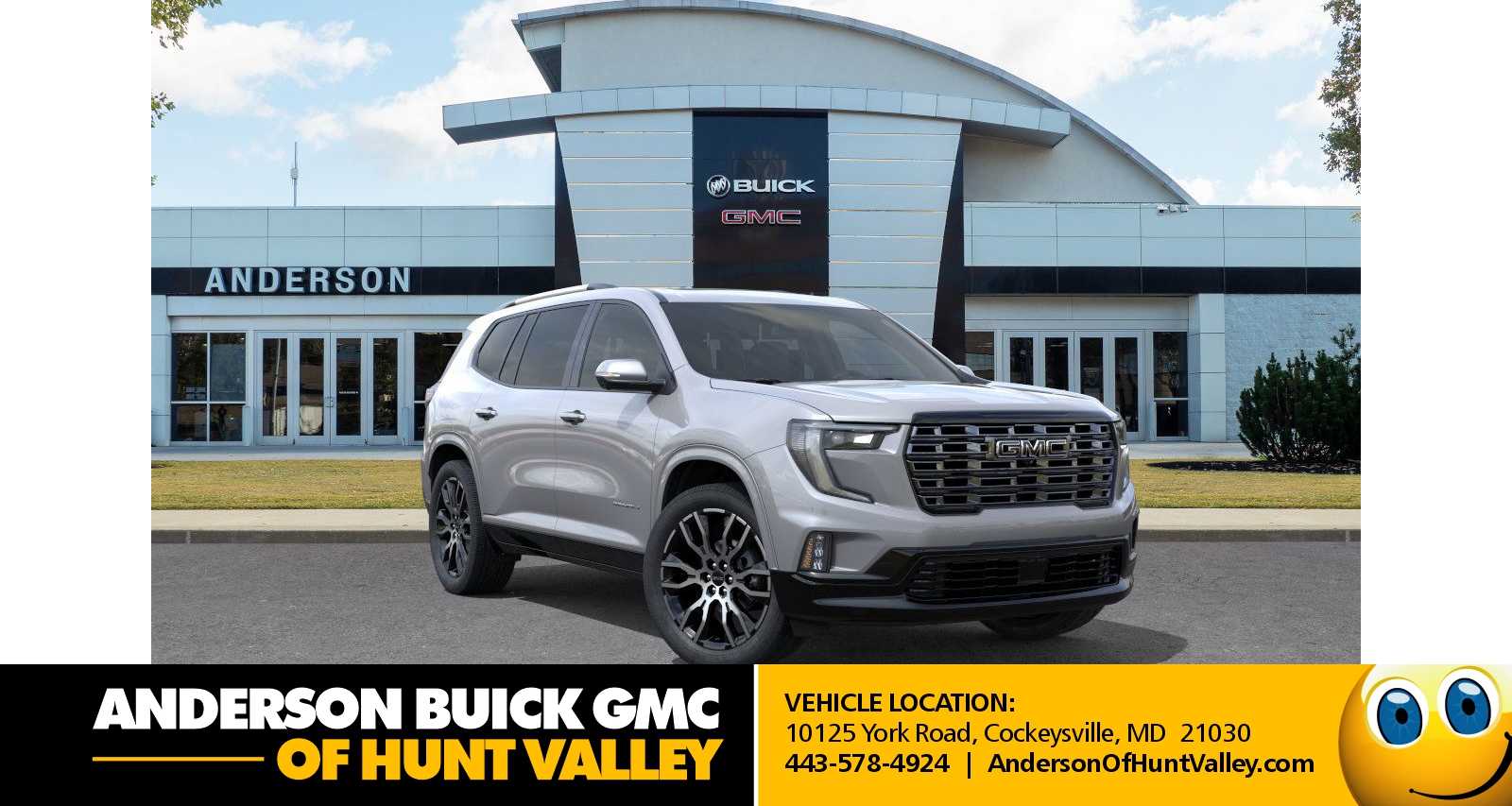 STERLING METALLIC 2026 GMC Acadia Denali Ultimate AWD SUV / Crossover Four-Wheel Drive 8-Speed Automatic