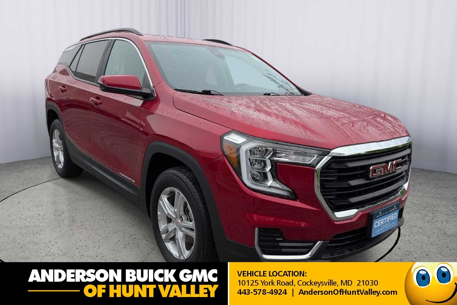 Volcanic Red Tintcoat 2023 GMC Terrain SLE AWD SUV / Crossover All-Wheel Drive 9-Speed Automatic