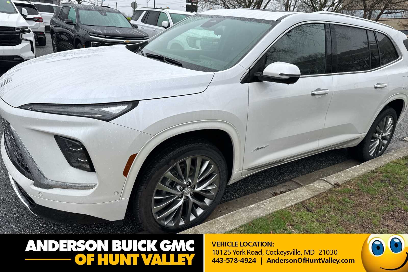 White Frost Tricoat 2025 Buick Enclave Avenir AWD SUV / Crossover Four-Wheel Drive 8-Speed Automatic